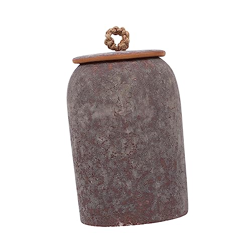 BESTonZON Pot De Rangement Céramique Pour Thé Avec Couvercle Hermétique Récipient Décoratif Et Pratique Pour Cuisine Pour Conserver Les Petites Denrées Alimentaires