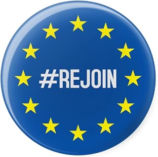 #Rejoin - Pro EU - Tory Tories Conservative - Badge - 45 mm