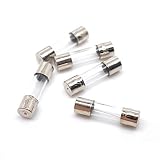Oiyagai 5 szt. Bezpiecznik AC 250 V 10 A 6 mm x 30 mm + 5 szt. Podstawa uchwytu bezpiecznika FS101