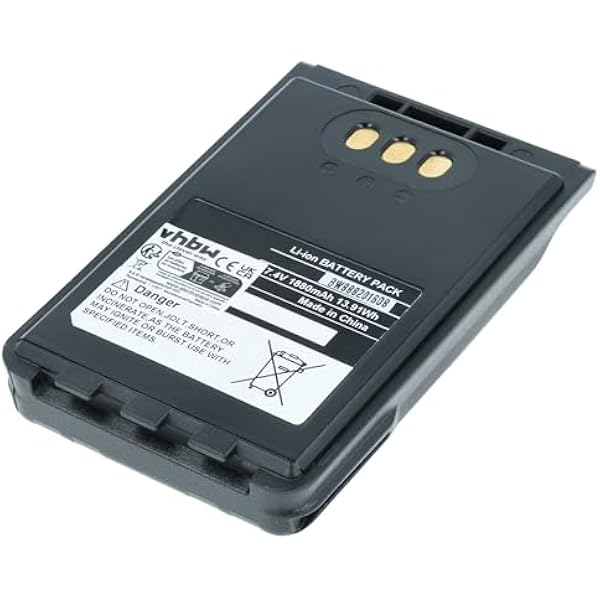 vhbw 1 x akumulator zamienny do Icom BP-271, BP-272Li do krótkofalówki, Walkie Talkie (1880 mAh, 7,4 V, Li-Ion)