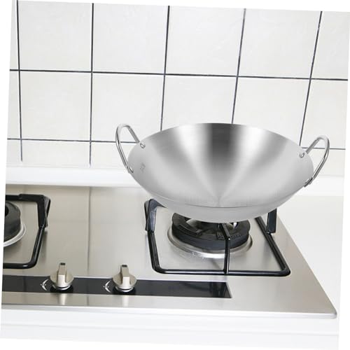 Wok de Acero Inoxidable Garneck Thickened 34 cm miniatura 6