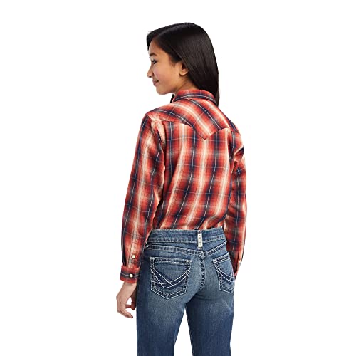 Ariat Girls' Real Shirt, Citrus Grove Plaid, XX-Large2