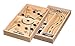 Philos 3239 - Shuffle Game & Speed Hockey, Sling Puck, groß, aus Kiefern- und Birkenholz, inklusive Spielsteine, Katapult Brettspiel, 2 in 1, beidseitig bespielbar