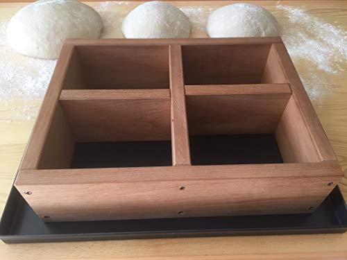 Holzbackrahmen von Holzbackofen-Welt – Backform mit Trennbrett