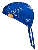 iQ-UV 300 Bandana Protección UV Pañuelo, Azul, S (55 cm) Unisex Adulto
