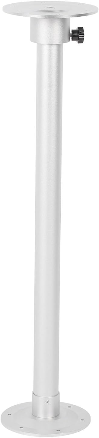 820mm Aluminum Alloy RV Table Leg, Detachable Base with Rotating Top for RVs, Boats, and Decks