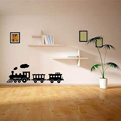 Vinilo decorativo adhesivo tren para habitación infantil miniatura 3