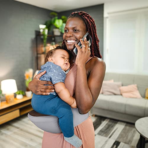 GAGAKU Baby Hüftsitz Leichte Taille Hocker 4 Tragepositionen für Kinder 0-36 Monate Neugeborenes - Grau