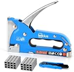 Upholstery Staple Gun for Wood, Crafts, Carpentry, Decoration DIY, High Qulity Stapler Gun, with 1 Knife, 2400Pcs Staples for Upholstery, Fixing Material, Decoration, Carpentry, Furniture