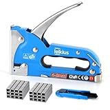 Leikius Upholstery Staple Gun for Wood, Crafts, Carpentry, Decoration DIY, High Qulity Stapler Gun, with...