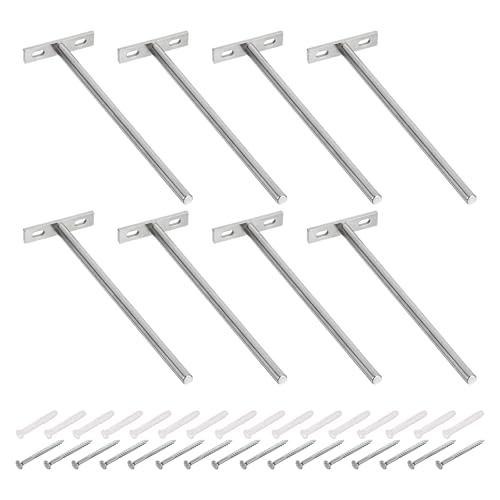 Supports d'étagère flottants de 20,3 cm pour créer une bibliothèque murale design
