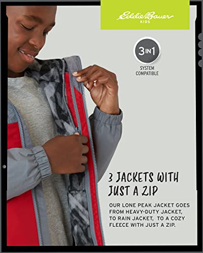 Eddie Bauer Boys' Jacket - Lone Peak Waterproof 3-in-1 Insulated Windbreaker Coat with Removable Fleece Lining (5-20)3