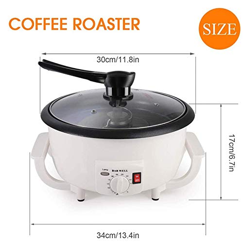 Home Coffee Bean Roaster Machine For Beginner Electric Nut Peanut Cashew Chestnuts Roasting Machine 750G Capacity #TOP4