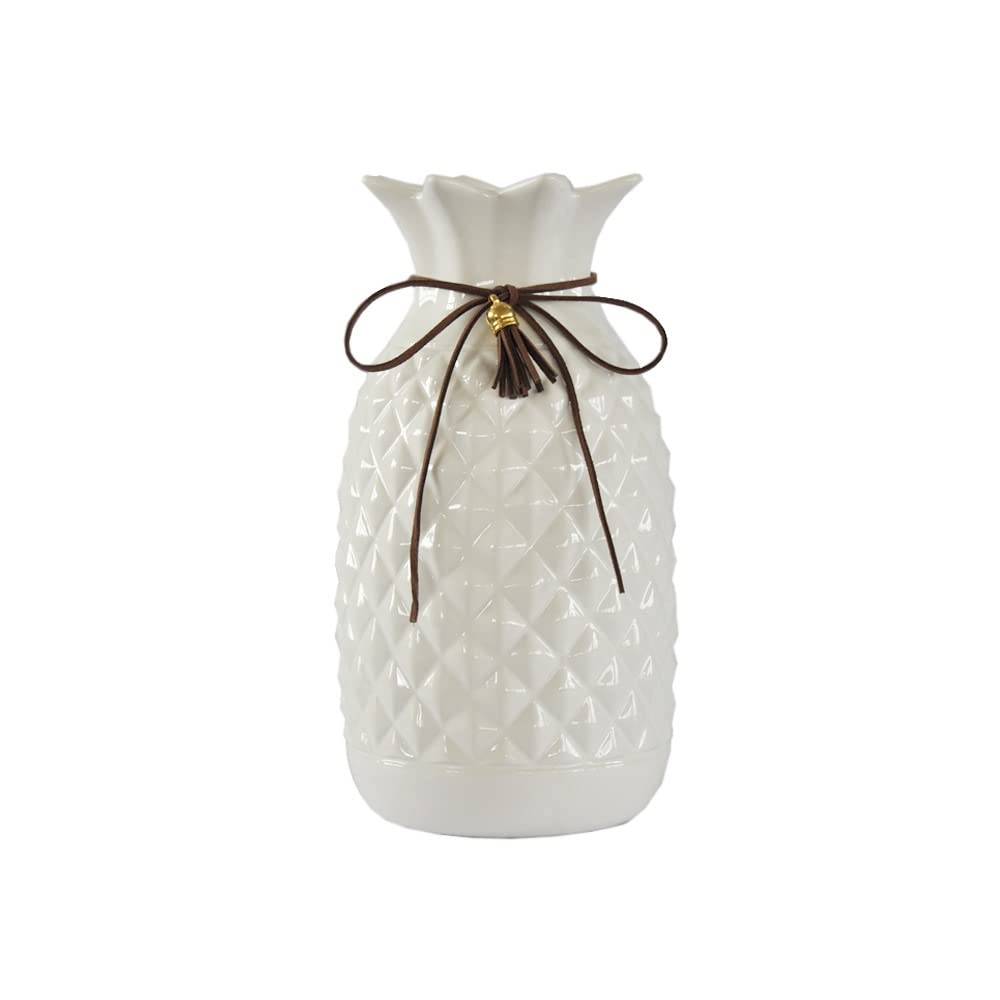 Vase Flowers Flower Creative Pineapple Ceramics Home Decoration European Rural Style Hydroponics Vases For(J)