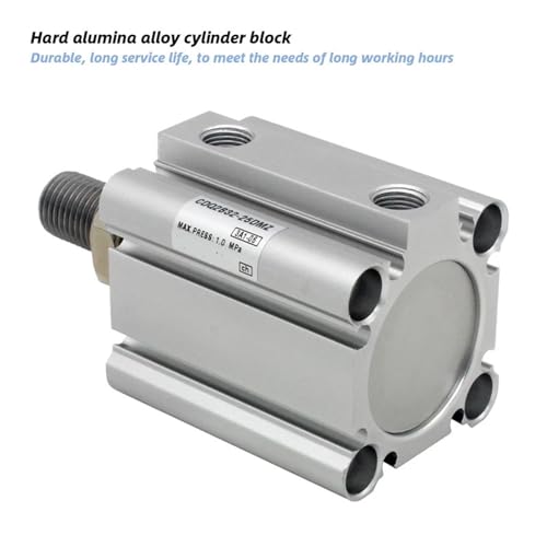 Cilindro compacto CQ2B12 de doble efecto con rosca macho y carrera ajustable 5