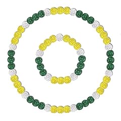 Darkgreen/Yellow/White