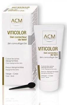 ACM Laboratoire VITICOLOR Gel concealer to camouflage in Vitiligo 50ml Xmas Gift Skin Beauty Gift