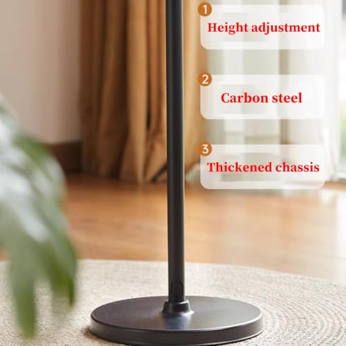 Soporte de piso para libros, tableta y computadora portátil con altura ajustable de metal 7