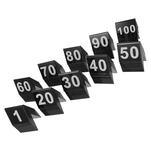 Numéros de table acrylique pour restaurant et panneaux de réception stables