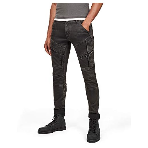 G-Star Raw Men's Airblaze 3D Skinny Fit Jeans, Worn in Umber Cobler, 36W x 32L