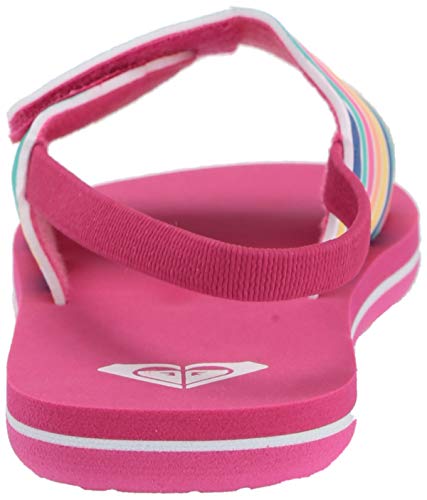 Image of Roxy Girl's TW Finn Sling Back Flip Flop Sandal Sandal, NAVY DREAM, 7 M M US Toddler