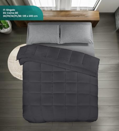 Variante de Utopia Bedding nordico Gris 135x200 cm 200 gr/m²