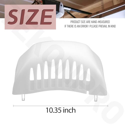 2 Pcs 108D79 Garage Door Opener Light Lens Cover for Belt Or Chain Drive Operator K108D0079M, PD612K, PD212, PD610, Light Lens Cover - Replaces 108D0079 by TEKONPRO - Image 2