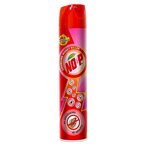 No-P Crawling Insect Killer Spray - 425ml | Household Aerosol Insecticide | Instantly Kills Cockroach, Bed bugs, Ants, Spiders, Termites, Lizards, Worms| 2% Propoxur | Pack of 2