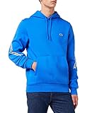 Sudadera de hombre Lacoste classic fit con rayas estampadas y capucha