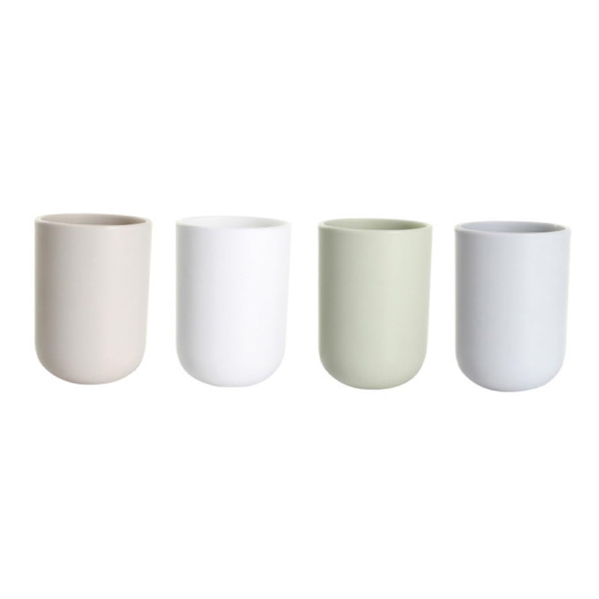 FONDOTIN Pp Tooth Mug Tumbler Cup Japanese Style Bathroom Cup Reusable Toothbrush Holder for Home Design Multi-use for Beverages Easy to Clean for Washrooms