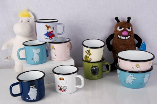 Muurla 37 Cl Enamel Moomin Pappa Mug, Dark Blue #TOP4