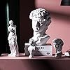 ECYC 6 Classic David Busts Statue Portrait Sculpture Resin Handicraft