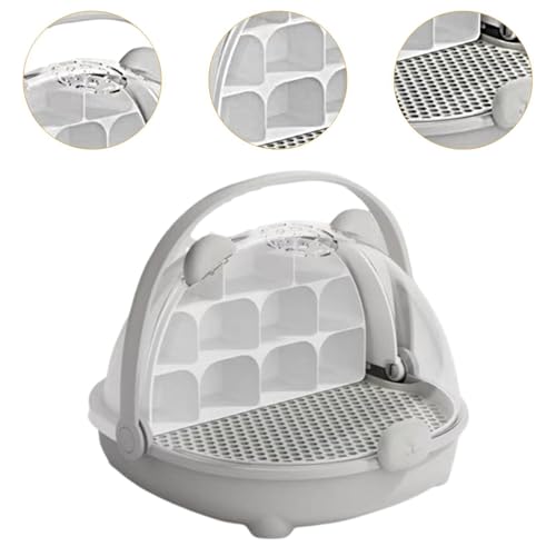 Contenedor de Gusanos de Seda Gris Caja de Cría y Observación Escolar 3
