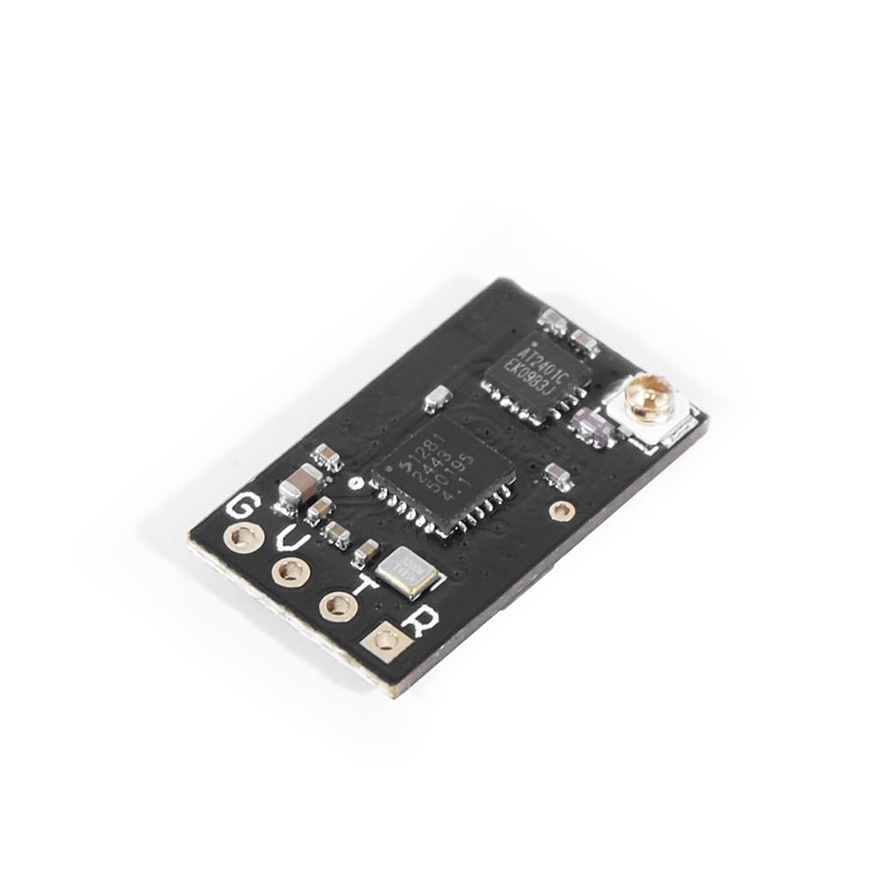 5 Pezzi ELRS 2.4GHz Nano Receiver con Antenna T-Type FPV Firmware 3.3.0 Supporta L'Aggiornamento Wi-Fi per Parti di Droni RC FPV