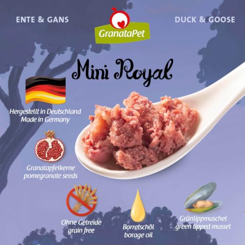 GranataPet Mini Royal Ente & Gans, 11 x 150g, mit Pastinaken, Cranberrys