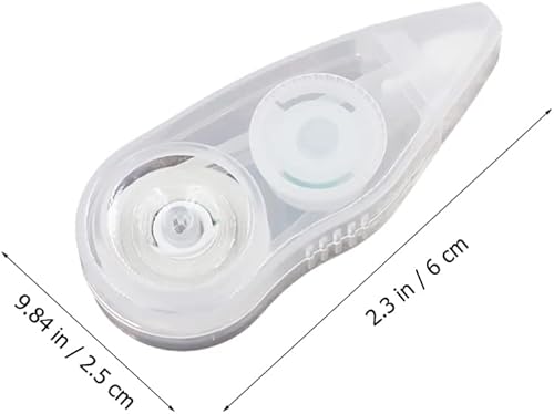 Miniatura 3 de Operitacx Cinta correctora de 6 piezas de corrección de rodillos de corrección de blanqueamiento, suministros de limpieza fácil de usar para