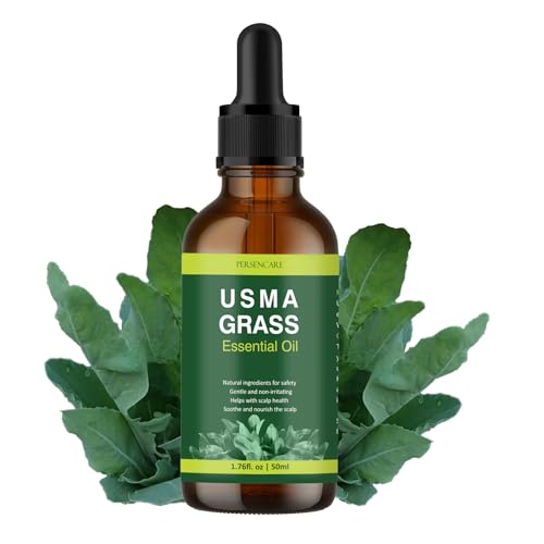 VAEYAE Natural Usma Juice Essential Oil, Usman Grass Polygonum Multiflorum for Hair Growth, Man and Woman Gray Hair Reverse Thickening & Darkening, Nourish scalp and Reducing Thinning Hair Loss Serum