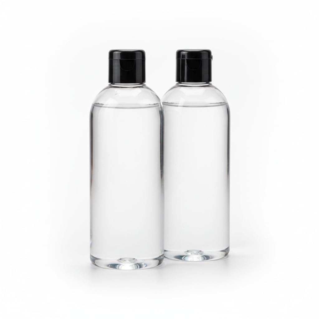 200 ml Empty Refillable Plastic Bottles with Flip-Top Cap | Leak-Proof Travel Bottles for Shampoo, Lotion, Soap & Liquids | Reusable Storage Containers Pack of 2-image-44