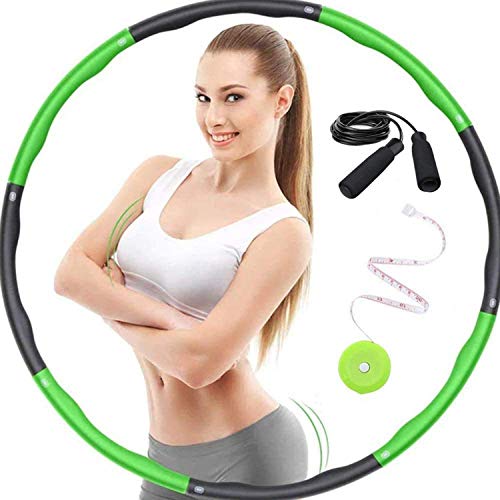 Hula hoop de fitness pour le bureau et la maison avec corde à sauter