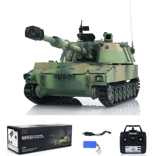 Char RC 1/16 blindé avec tir de billes BB et simulation de fumée