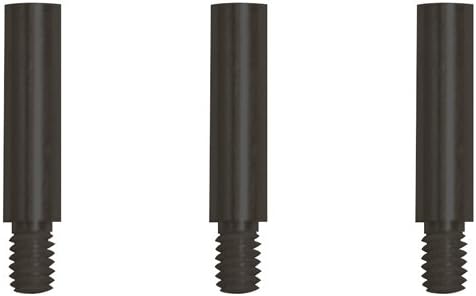 TruBind Aluminum Chicago Screw Post Extensions | 3/4 inch Post Length | 3/16 inch Post Diameter | Black | 100 pack