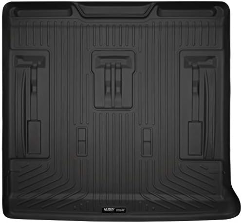 Husky Liners Weatherbeater Series | Cargo Liner - Black | 28251 | Fits 2007-2014 Cadillac Escalade/Chevrolet Suburban/GMC Tahoe w/ 2nd Row Bench Seats 1 Pcs