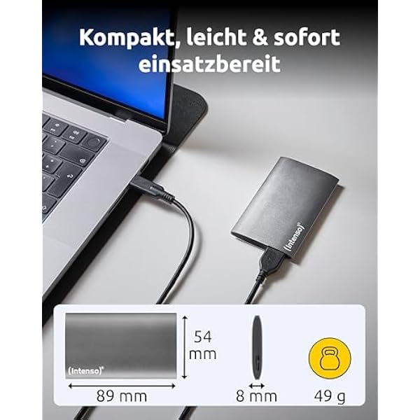 Intenso 1 8 Внешний твердотельный накопитель Premium Edition 1 ТБ