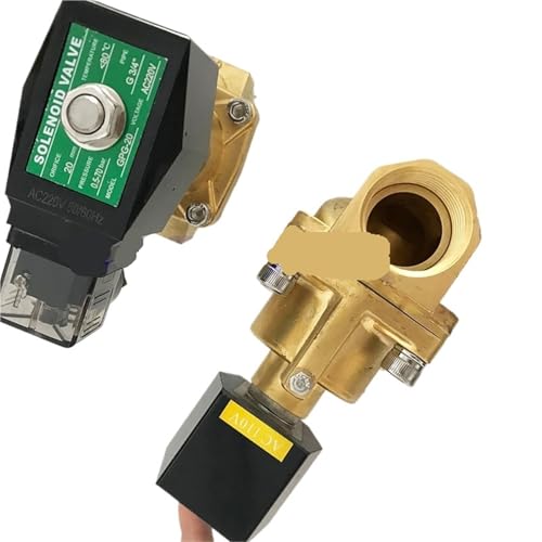Électrovanne compresseur air 70 bar régule le débit fluide AC24V 3/4" - 3