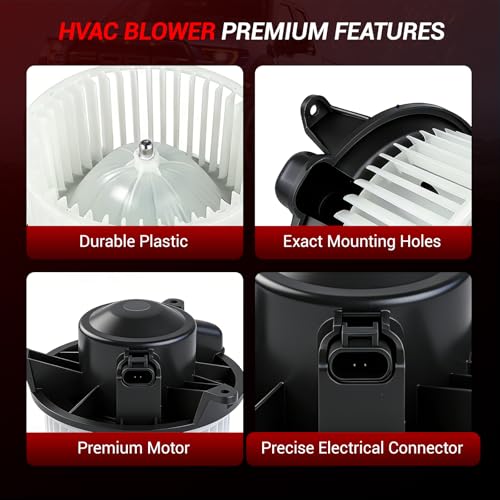 Image of Front HVAC Heater Blower Motor Assembly 700174 Compatible with Infi QX56 04-10, Nissan Armada 05-15, Nissan Titan 04-15, 2004 Pathfinder Armada 27226ZH00A