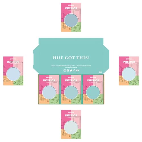 Rust-Oleum Interior Wood Paint in Matt finish - Soft Blue Tester Box