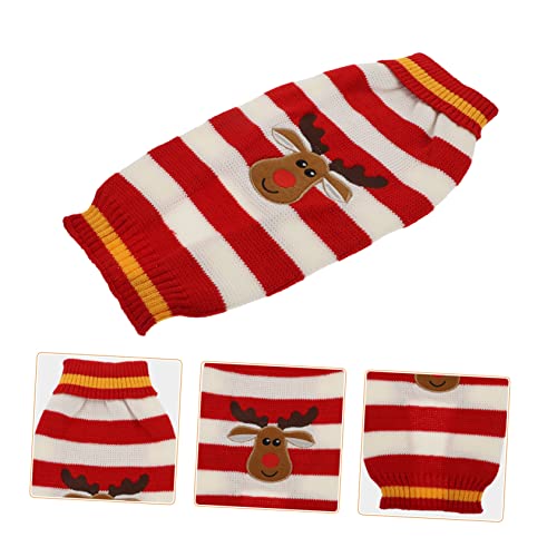 Ipetboom 1 Pç Alces Suéteres Quentes Para Animais De Estimação Cosplay Para Roupas S Malhas Desenhos