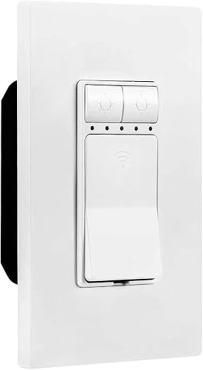 YoLink Smart Dimmer Switch, Alexa, Google, IFTTT Integration, Neutral Wire &amp; YoLink Hub is Required