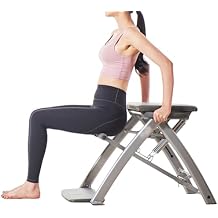 Pilates Fitness Chair - Split-Pedal Stability Equipment with 3-Speed Resistance for Home Gym Workout, Foldable Design