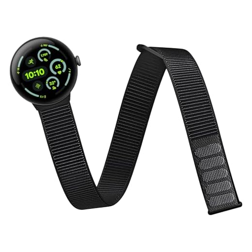 Zspoly Sport Bizepsband Kompatibel mit Google Pixel Watch 4 3 （45mm）, Nylon Elastisches Verstellbar Google Watch Arm/Knöchelband für Männer/Frauen